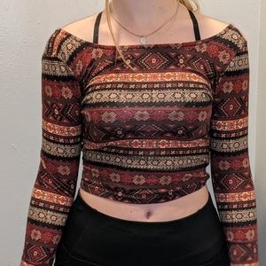 Long Sleeve Crop Top